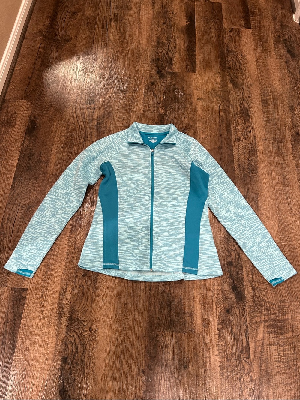 Tek Gear Light Blue Full-Zip Athletic Jacket